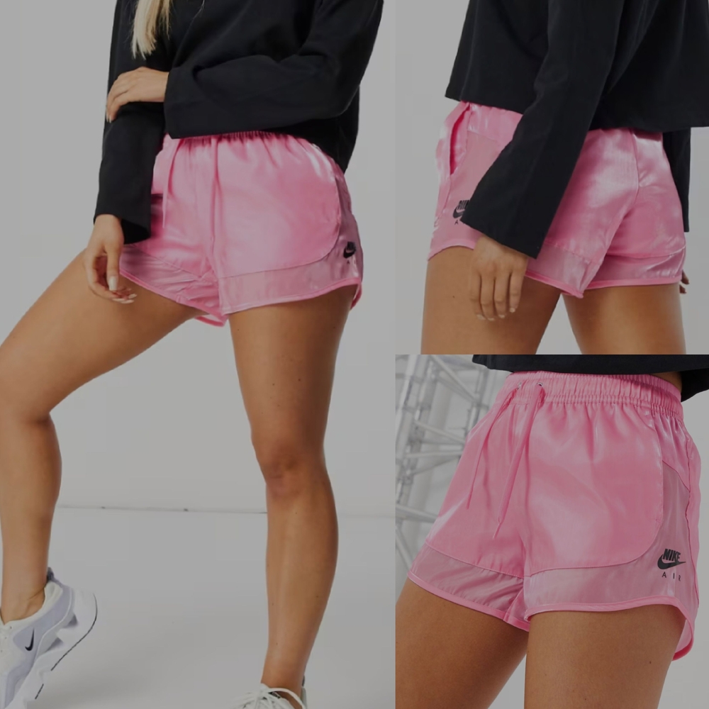 Nike Air Sheen Pink Women's Athletic Running Shorts